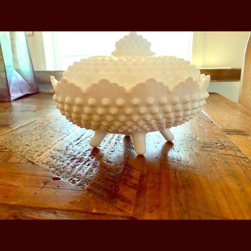 Fenton butter dish last one